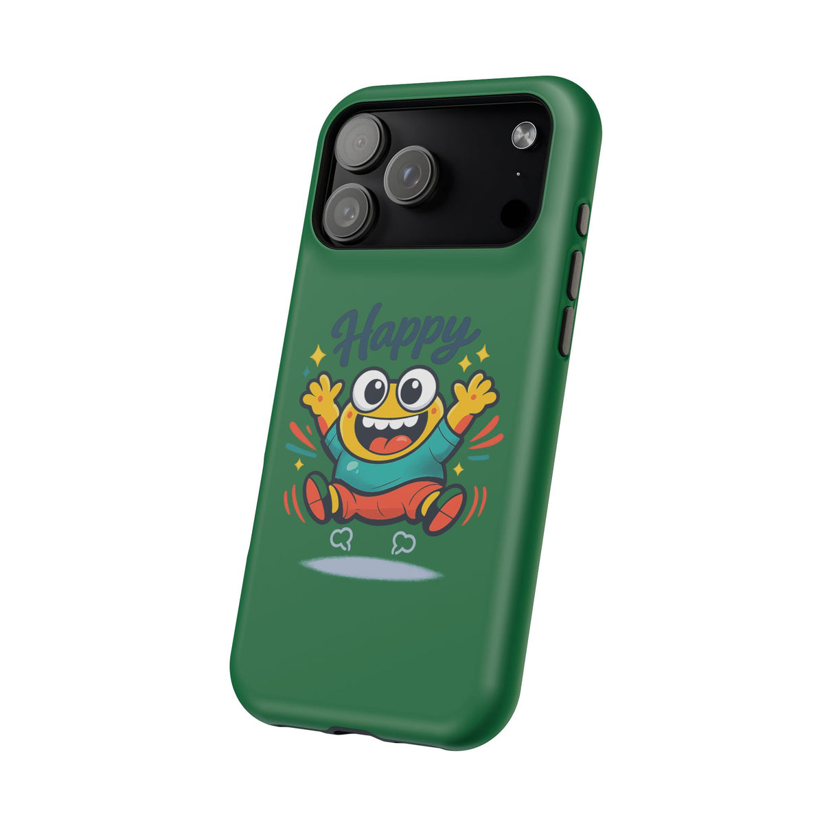 Happy Monster Magnetic Protective Phone Case Green