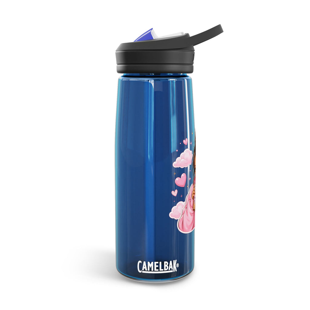 Cute Girl Sipping Boba Water Bottle — CamelBak Eddy 20/25oz