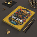Soccer Hardcover Journal – "One Game One World" Personalized Player Number Notebook