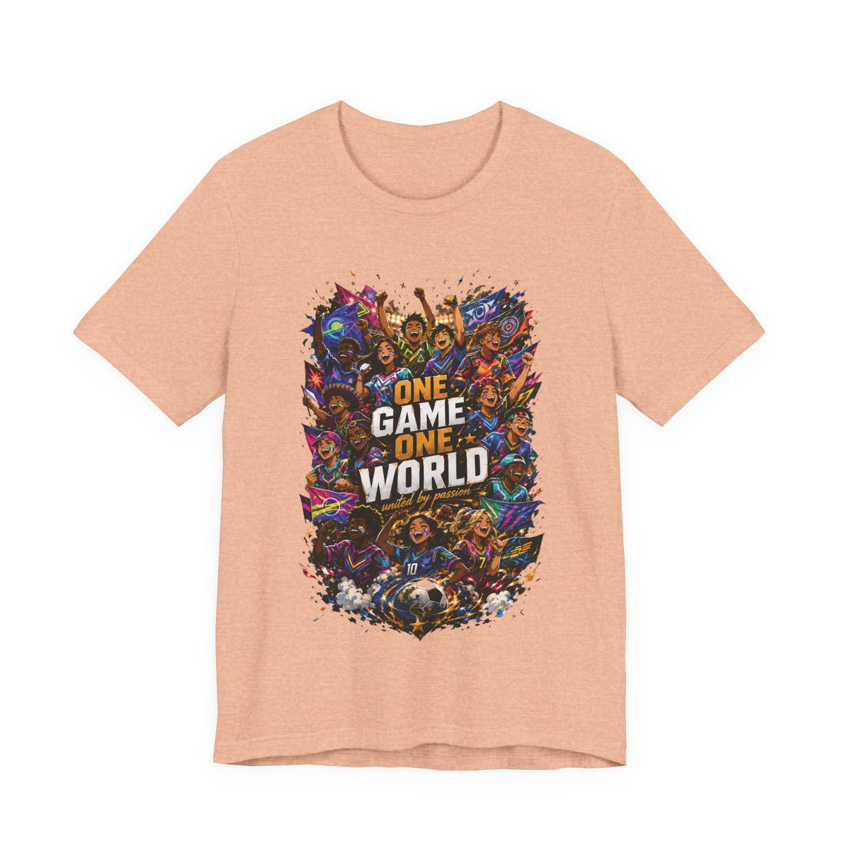 One Game One World Gamer Graphic T Shirt