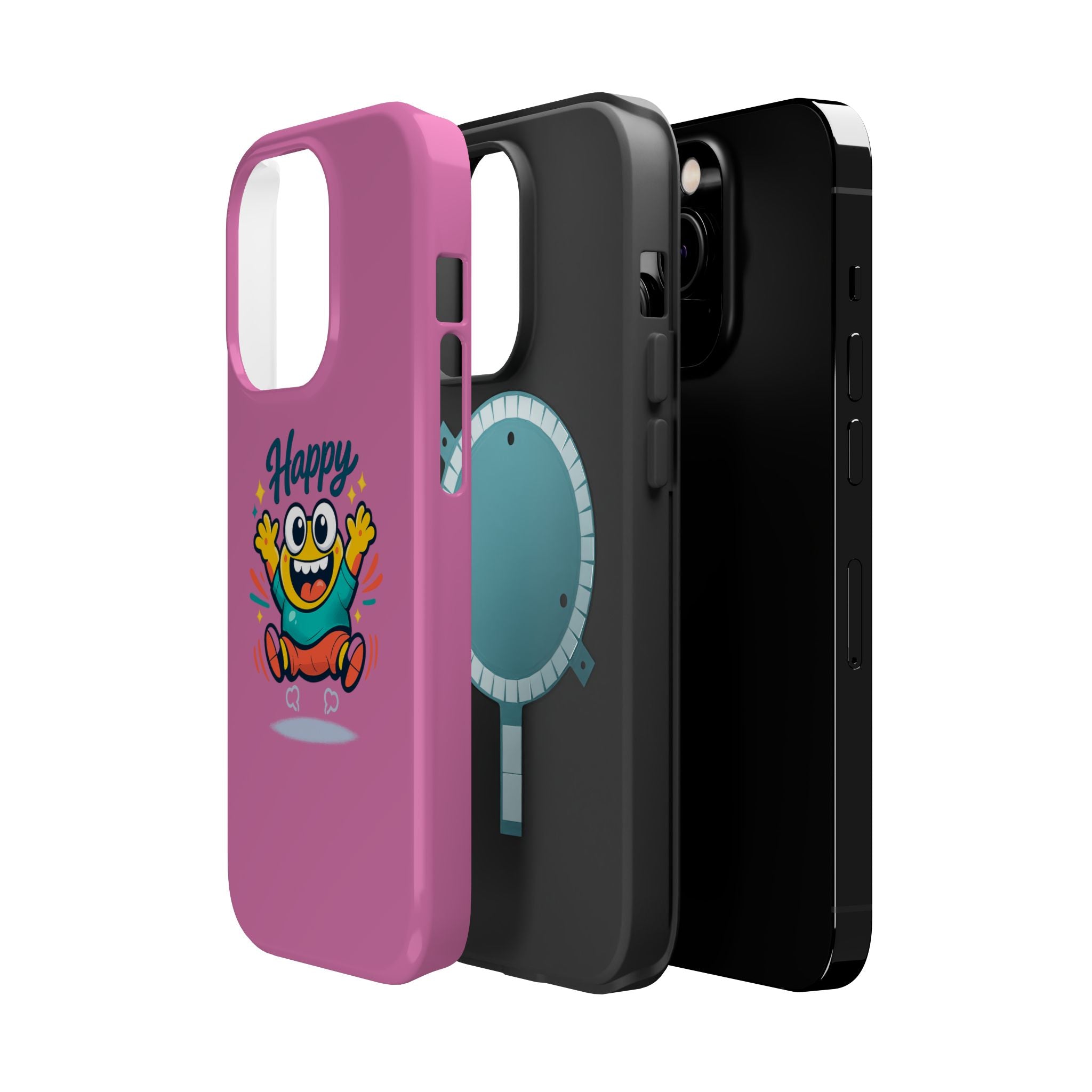 Happy Monster Magnetic Impact-Resistant Phone Case