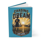 Chasing the Dream Soccer Journal — Personalized Number 10 Hardcover Notebook