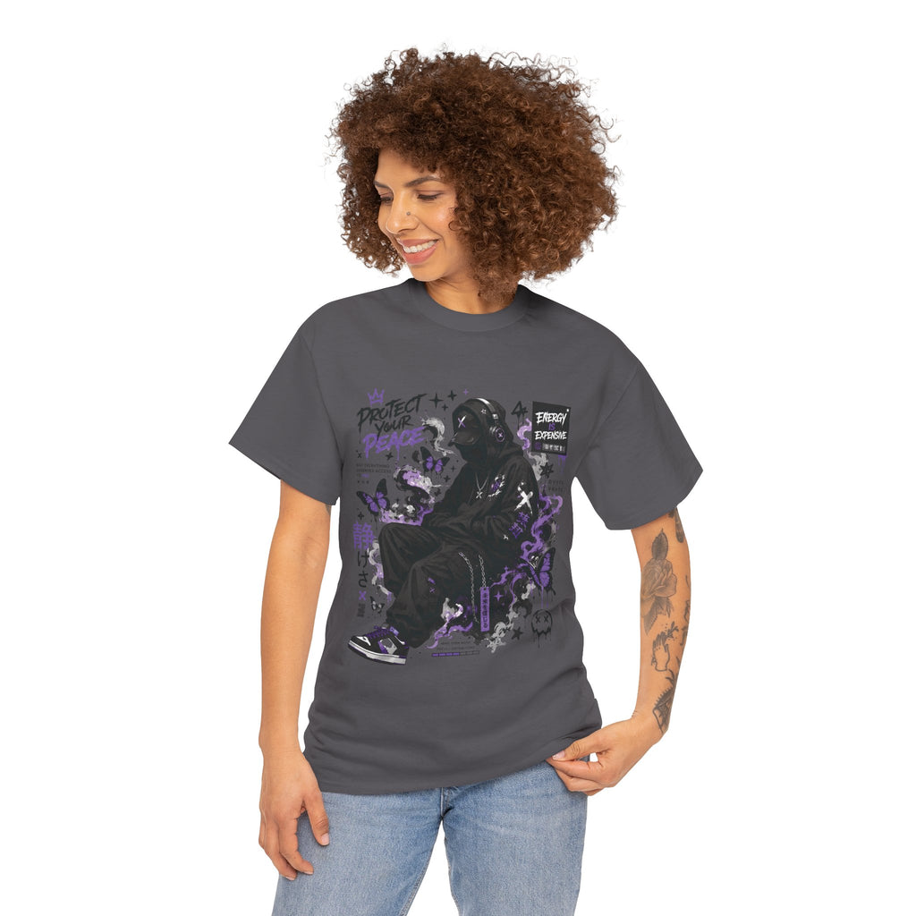 Peacekeeper Anime Graphic T Shirt Purple Streetwear Design