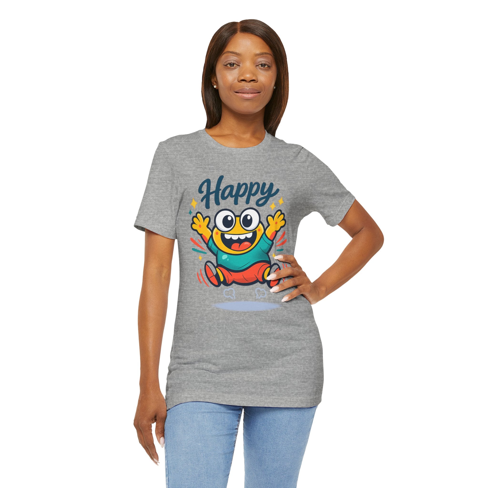Happy Mood Blob T Shirt Cute Kawaii Graphic Tee