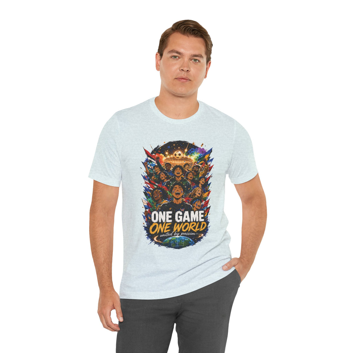 One Game One World Soccer Graphic T Shirt