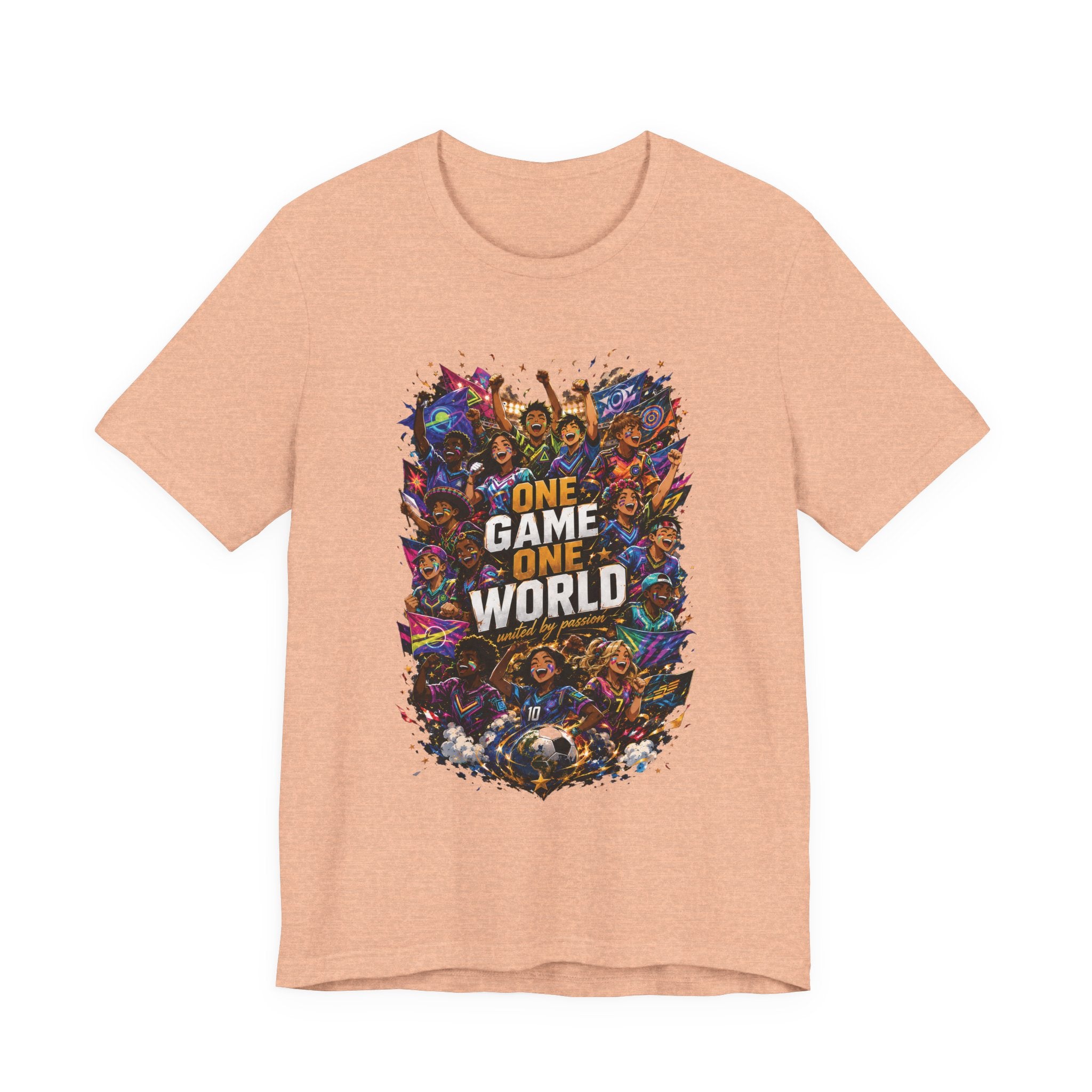 T-Shirt — 'One Game One World' Gamer Graphic Tee