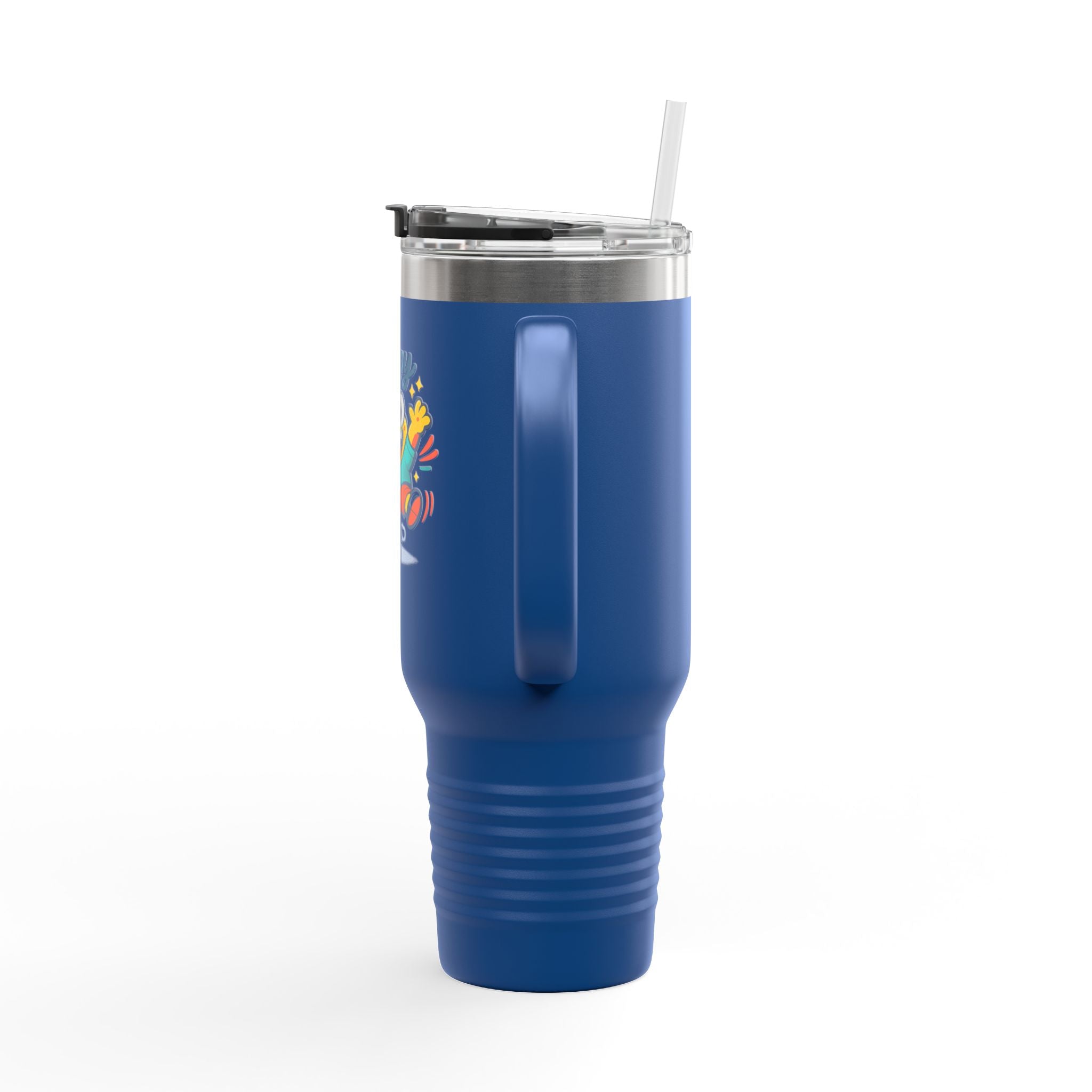 Happy Monster 40oz Insulated Travel Mug