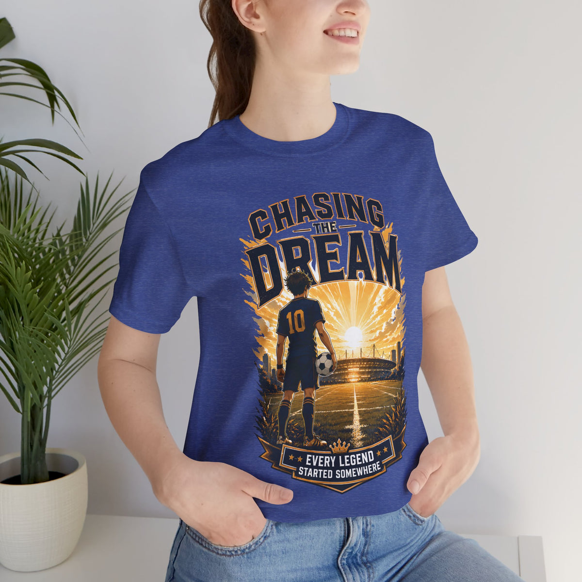 Chasing the Dream Soccer Graphic T Shirt