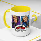 Jake And Emma Hot Take Coffee Mug — "I Have A Hot Take About This" Mug (11/15oz)
