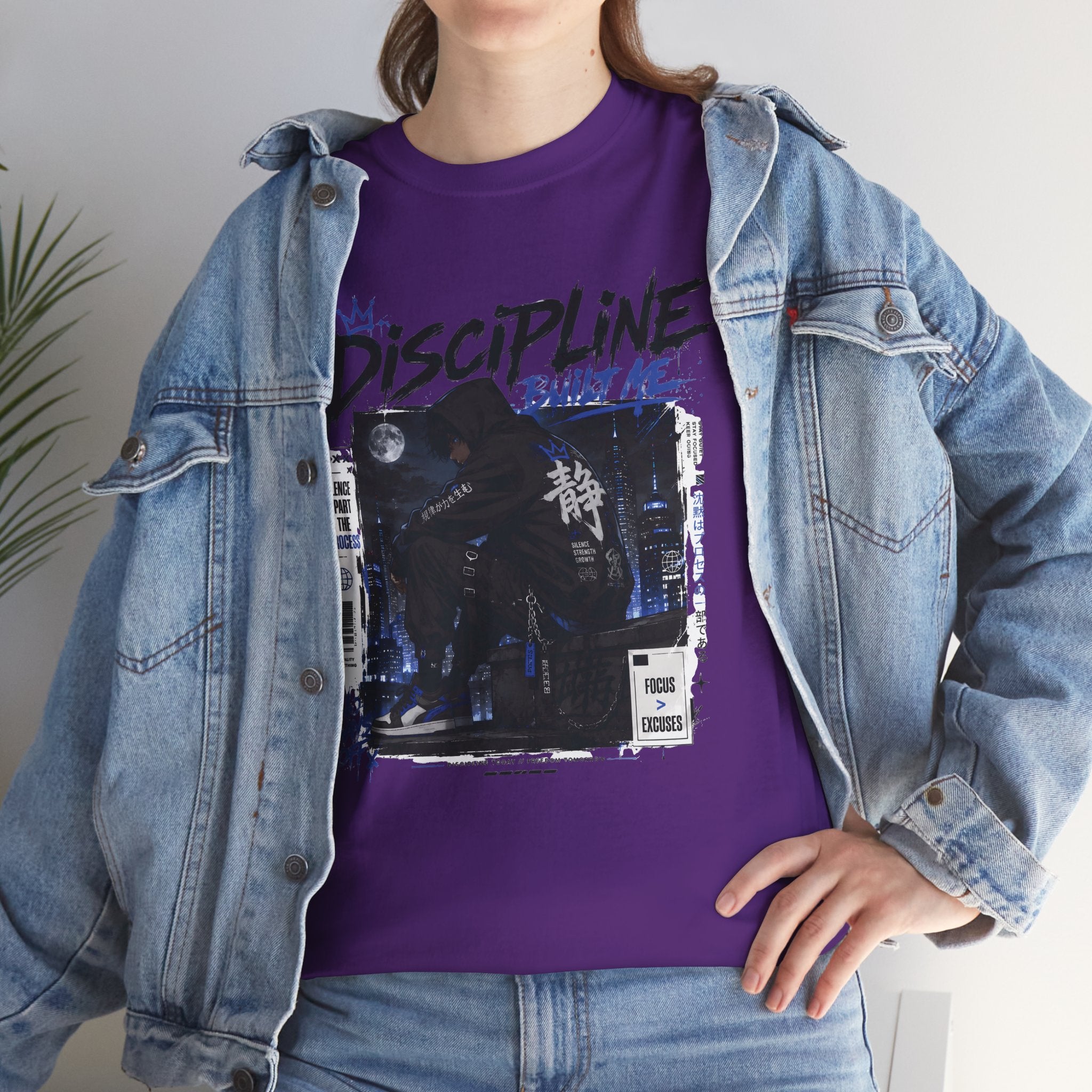 Discipline Built Me Anime Streetwear T Shirt