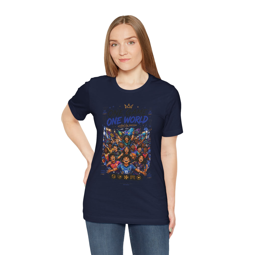 One Game One World Soccer Tee