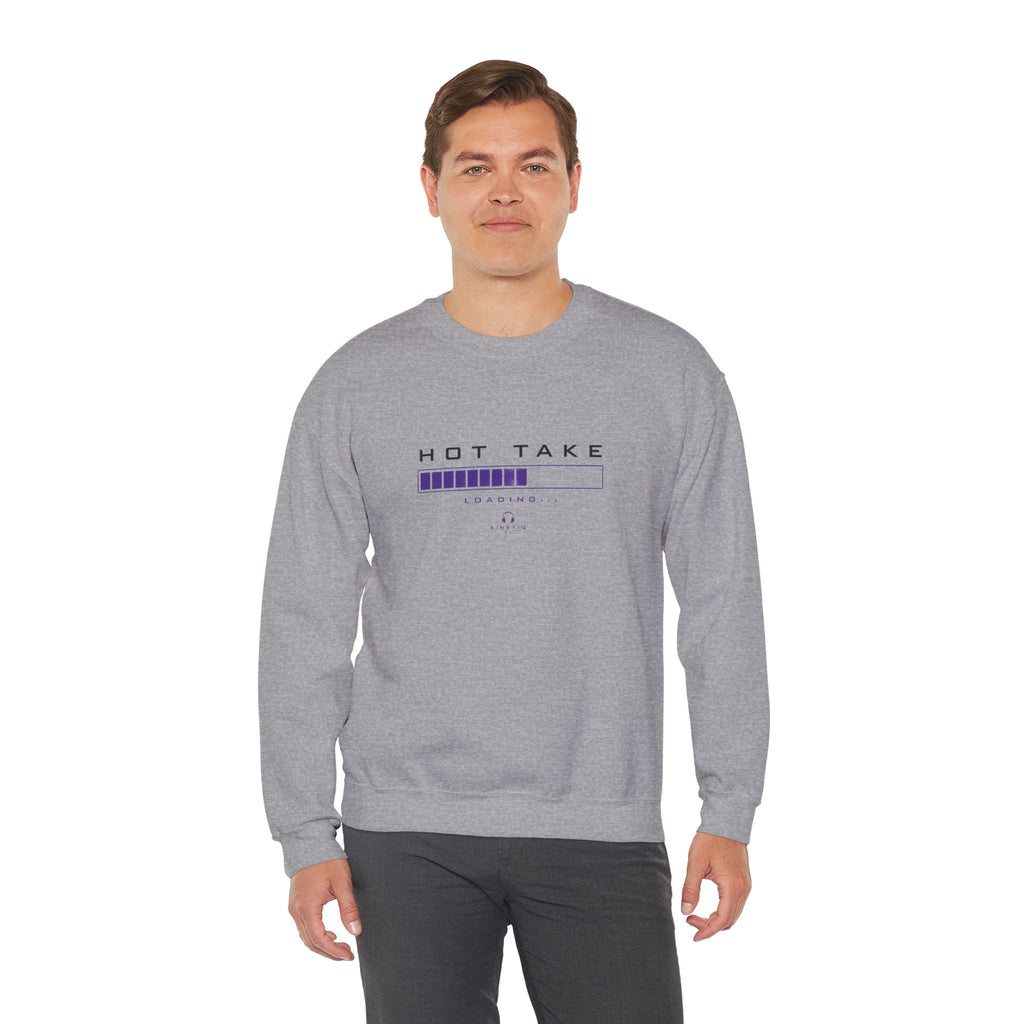 Hot Take Central Hot Take Loading Crewneck Sweatshirt
