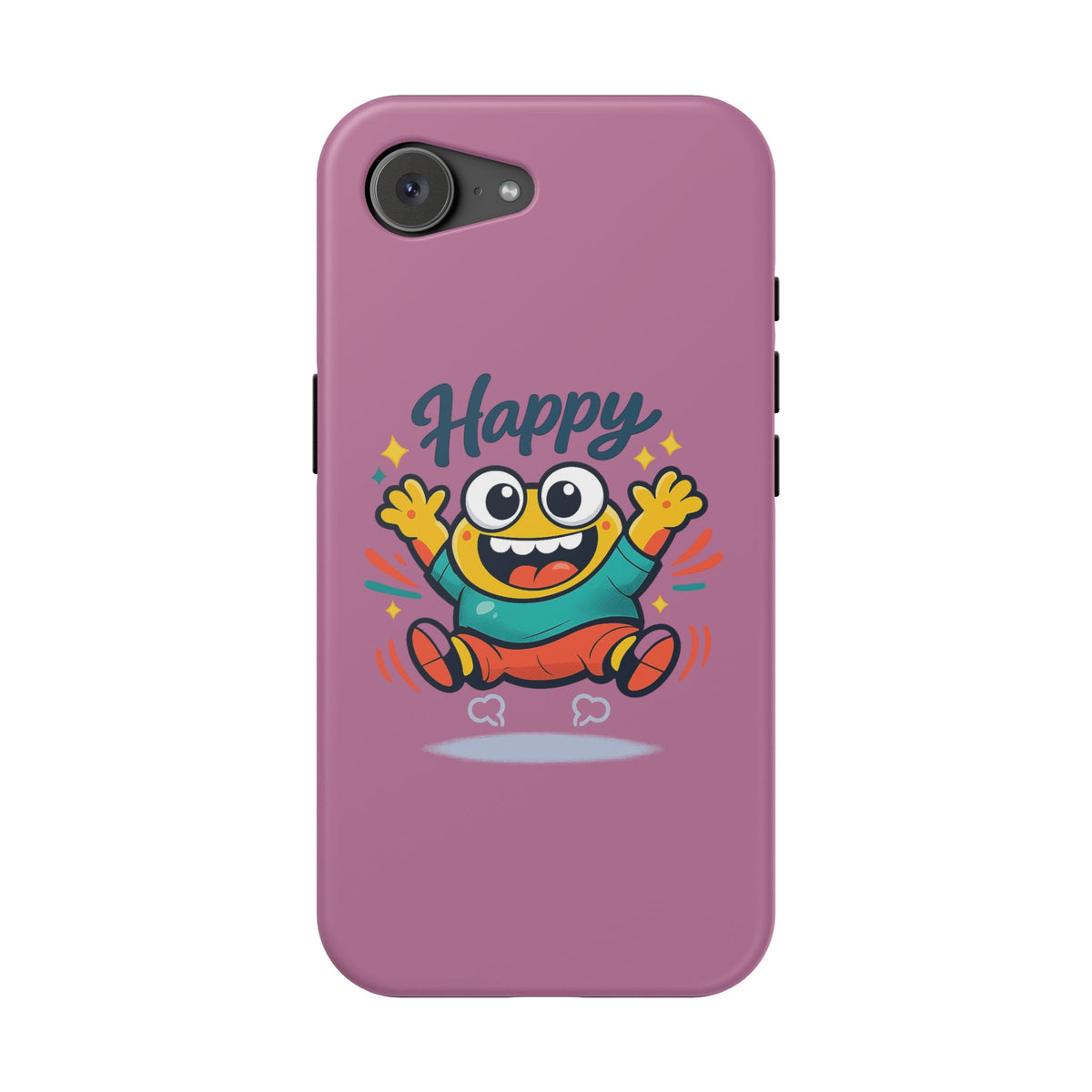 Happy Monster Magnetic Protective Phone Case Pink