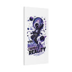 Space Astronaut Canvas Print — “You Mind Creates Reality” Inspirational Wall Art