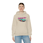 Retro Cartoon Dragster Hoodie – Vintage Racing Flame Graphic Pullover
