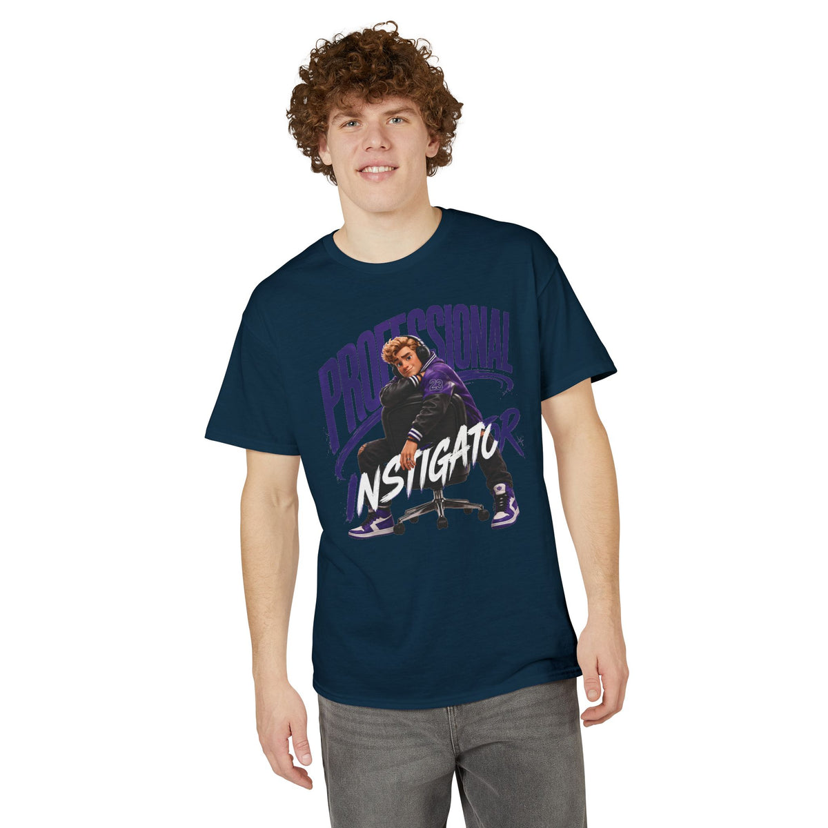 Hot Take Central Professional Instigator Jake Graphic T Shirt