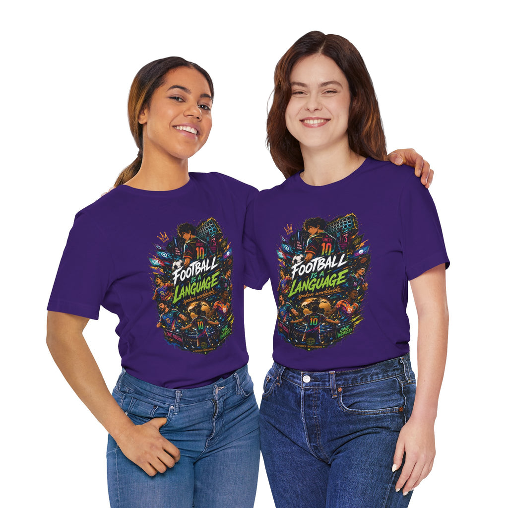 Football Is a Language Graphic T Shirt