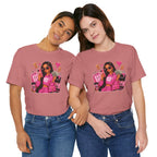 Boss Babe Pink Fashion Tee — Women’s Glam Money & Shopping Graphic Shirt
