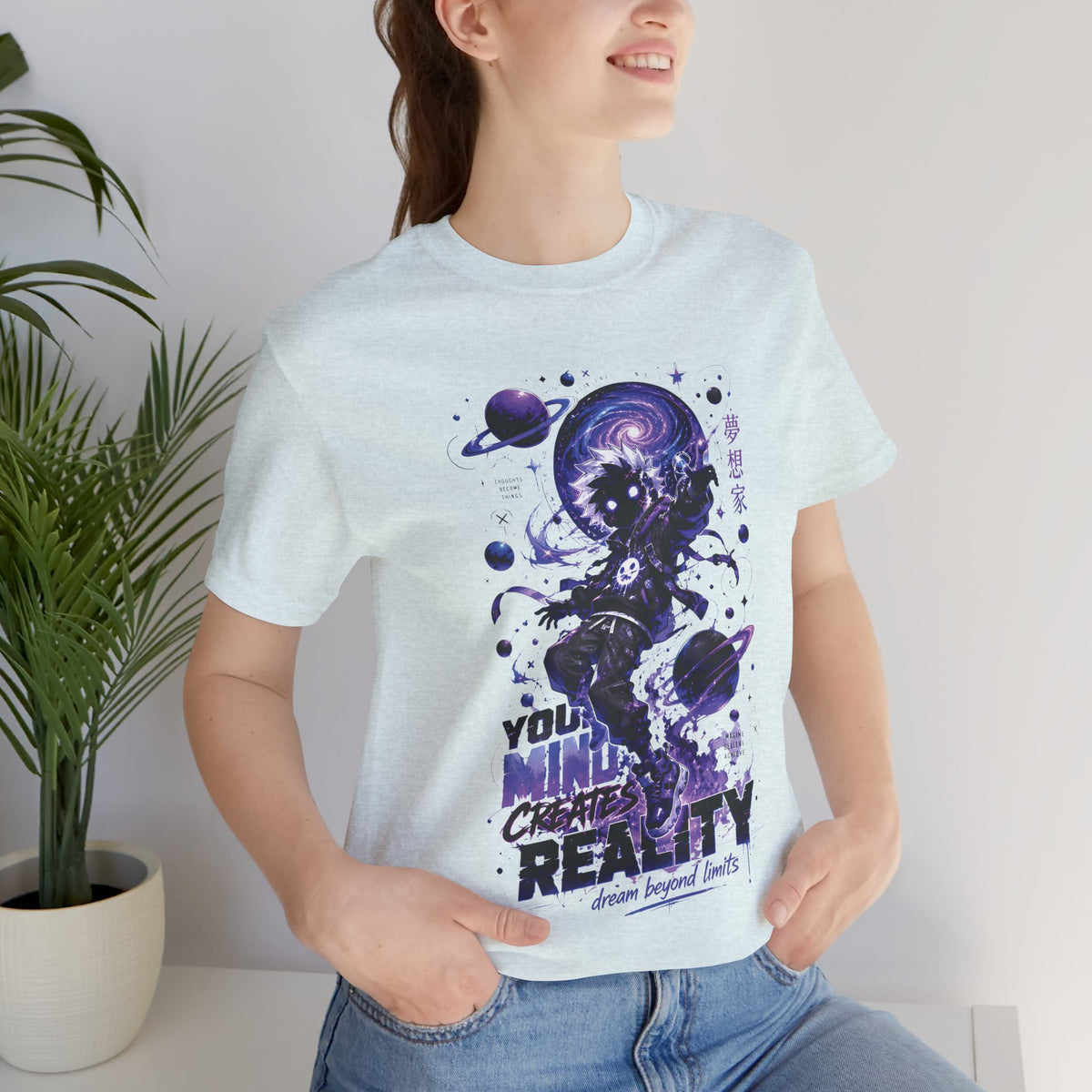 Your Mind Creates Reality Galaxy Graphic T Shirt