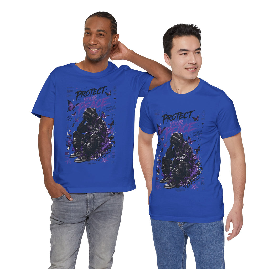 Protect Your Peace Gothic Butterfly Graphic T Shirt