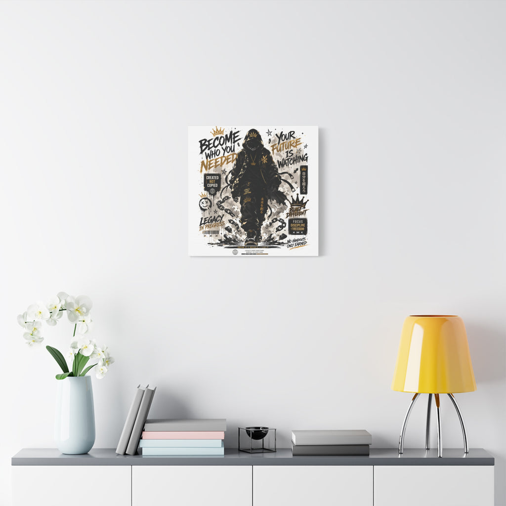 Become Who You Needed Motivational Canvas Wall Art