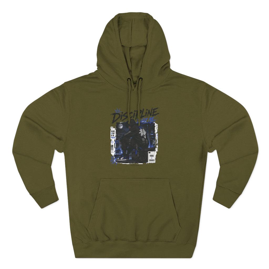 Discipline Built Me Graphic Hoodie Vintage Streetwear