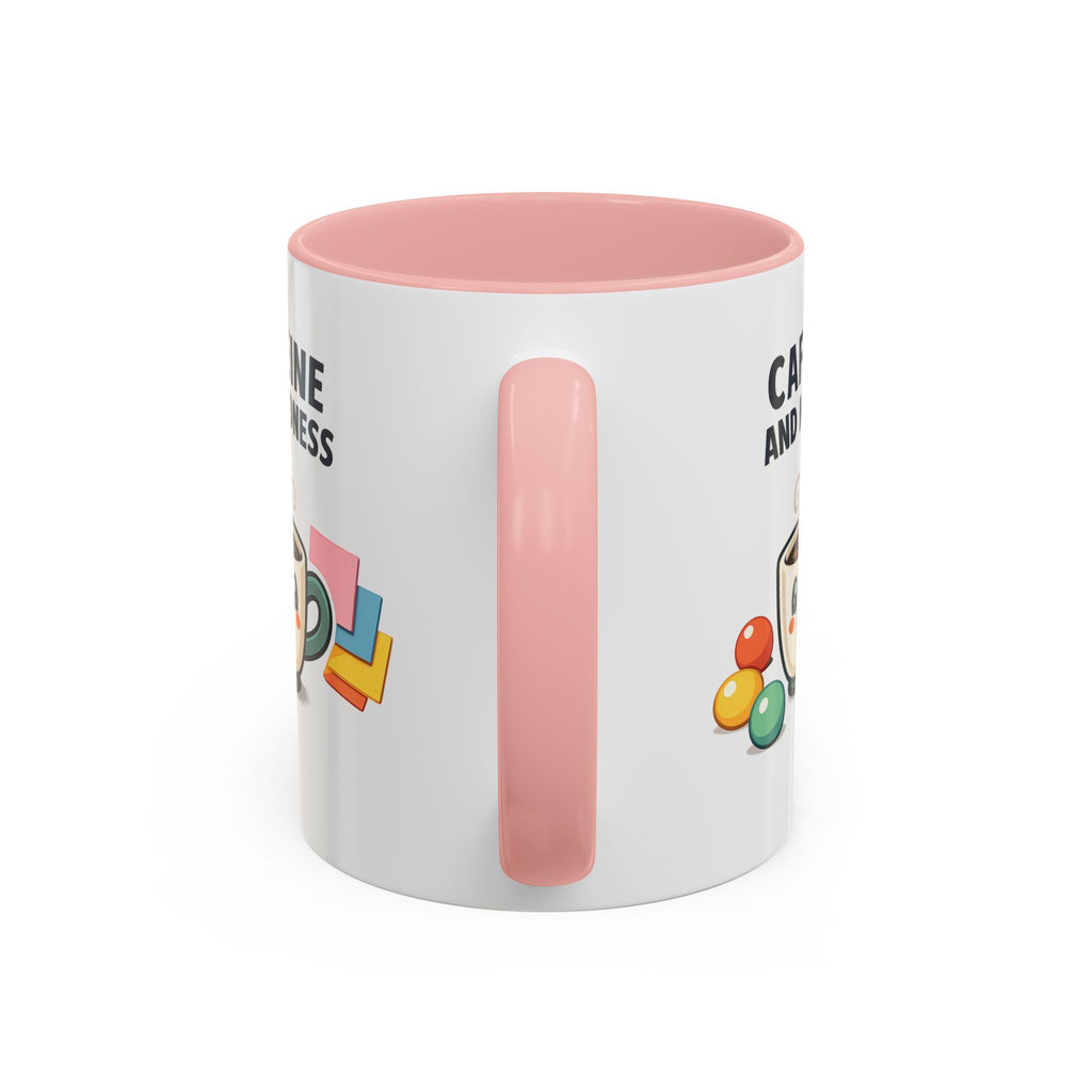Caffeine and Kindness Coffee Mug – Ceramic Accent Mug (11oz / 15oz)
