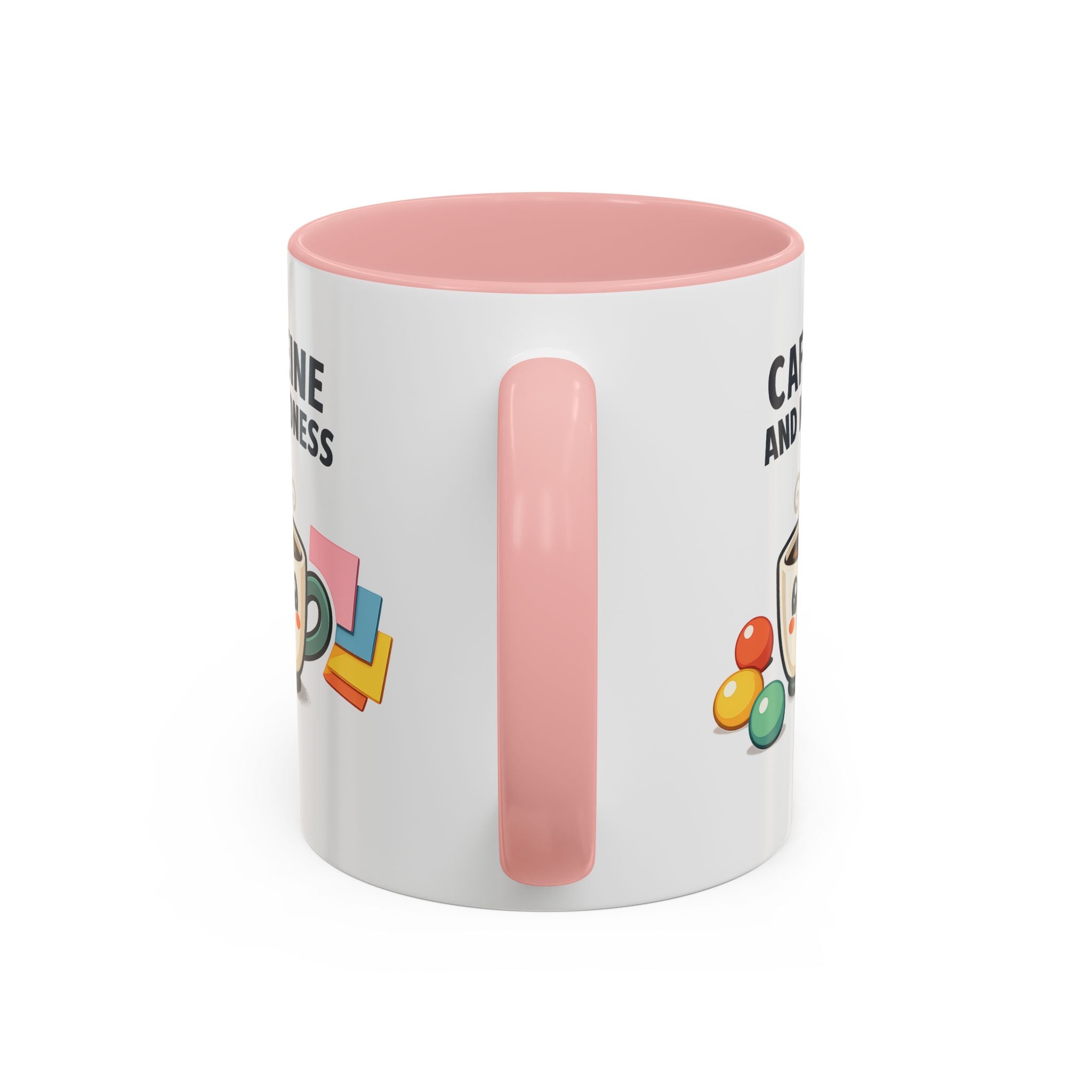 Caffeine and Kindness Coffee Mug – Ceramic Accent Mug (11oz / 15oz)