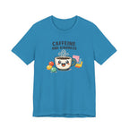 Caffeine and Kindness Coffee Graphic T Shirt