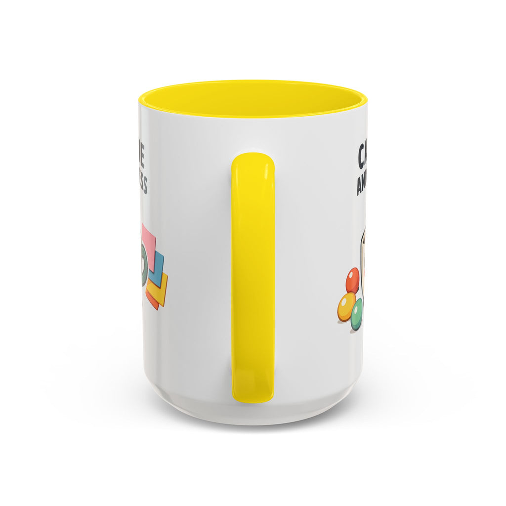 Caffeine and Kindness Coffee Mug – Ceramic Accent Mug (11oz / 15oz)