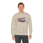 Cartoon Dragster Flames Sweatshirt | Vintage Car Illustration, Racing Flame