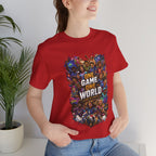 T-Shirt — 'One Game One World' Gamer Graphic Tee
