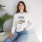 Caffeine and Kindness Sweatshirt | office humor, coffee fuel