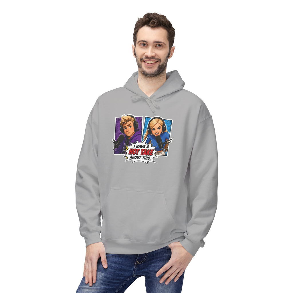 Pop-Art "I HAVE A HOT TAKE ABOUT THIS" Hoodie — Hot Take Central Graphic
