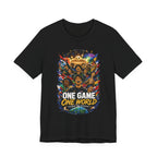Soccer Graphic Tee - "One Game One World" Graphic T-Shirt
