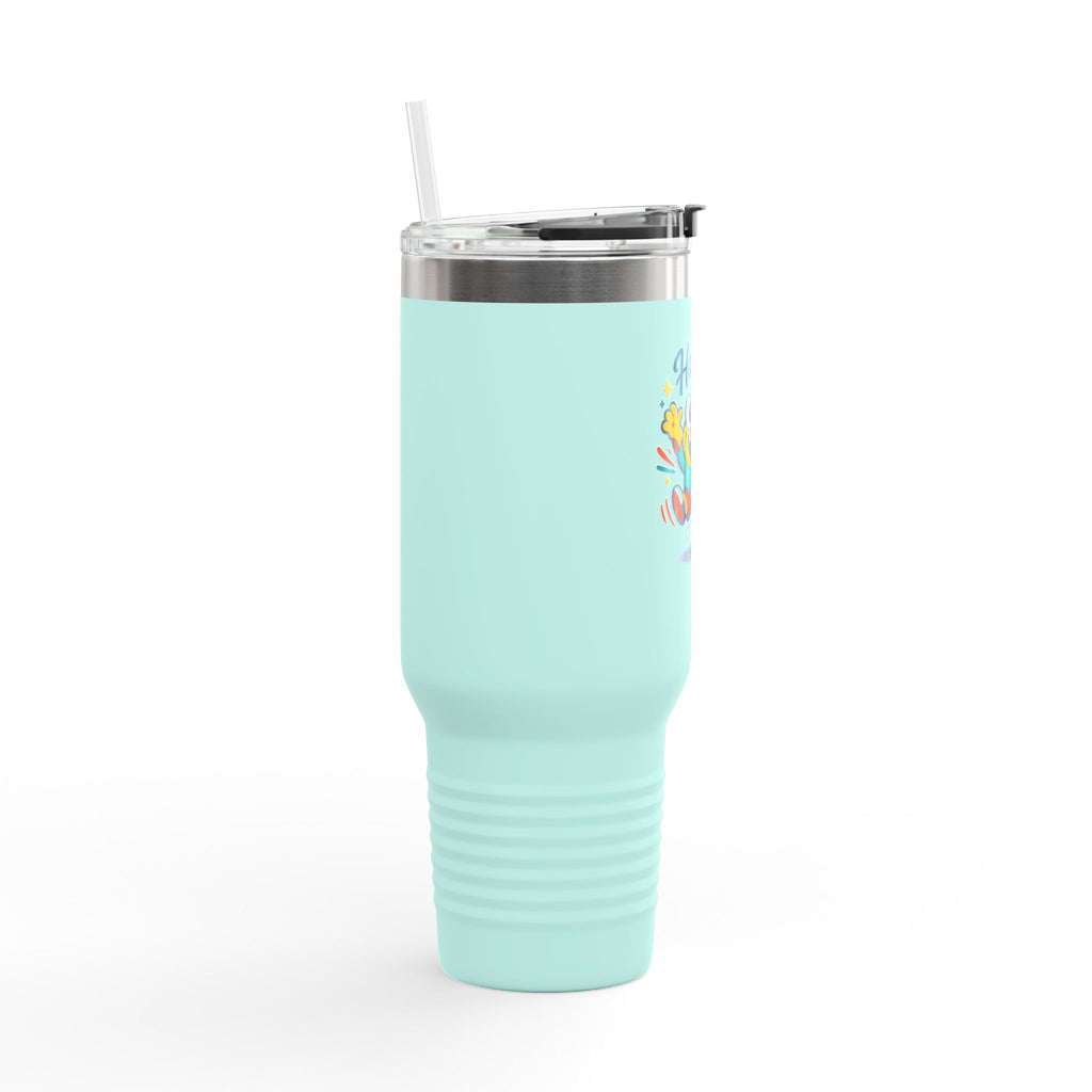 Happy Monster 40oz Insulated Travel Mug