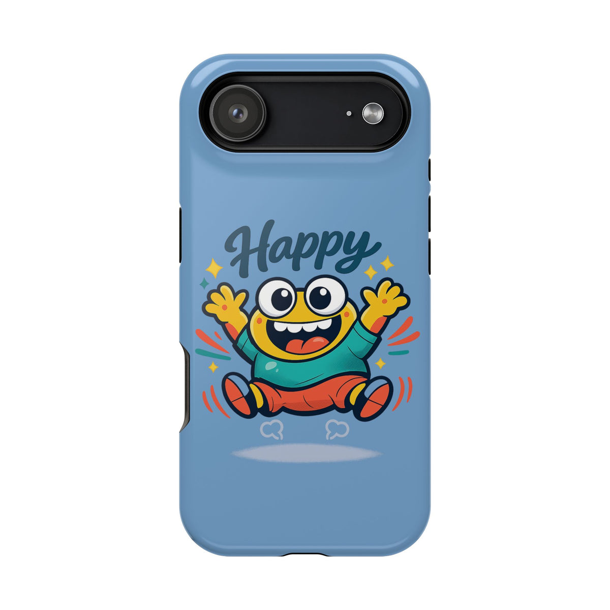 Happy Monster Magnetic Protective Phone Case Blue