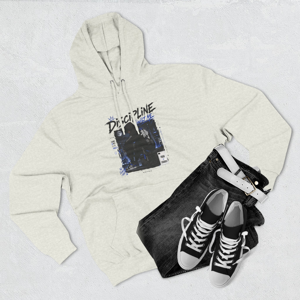 Discipline Graphic Hoodie — Vintage TV Photo Streetwear Pullover