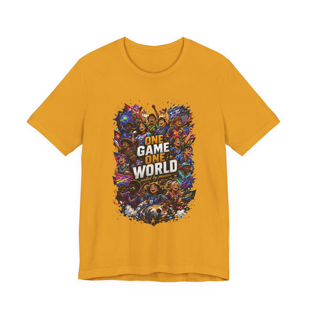 T-Shirt — 'One Game One World' Gamer Graphic Tee