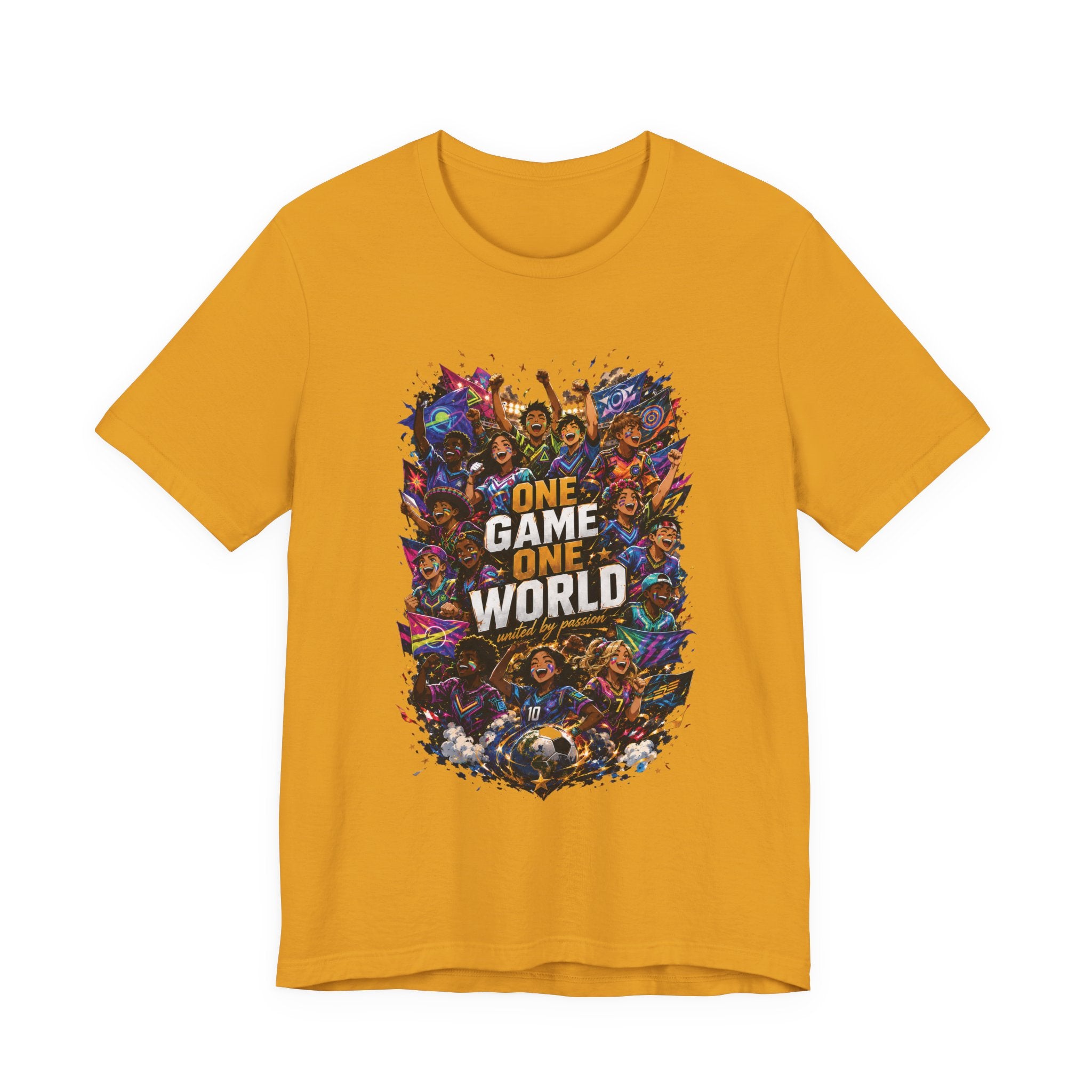 T-Shirt — 'One Game One World' Gamer Graphic Tee