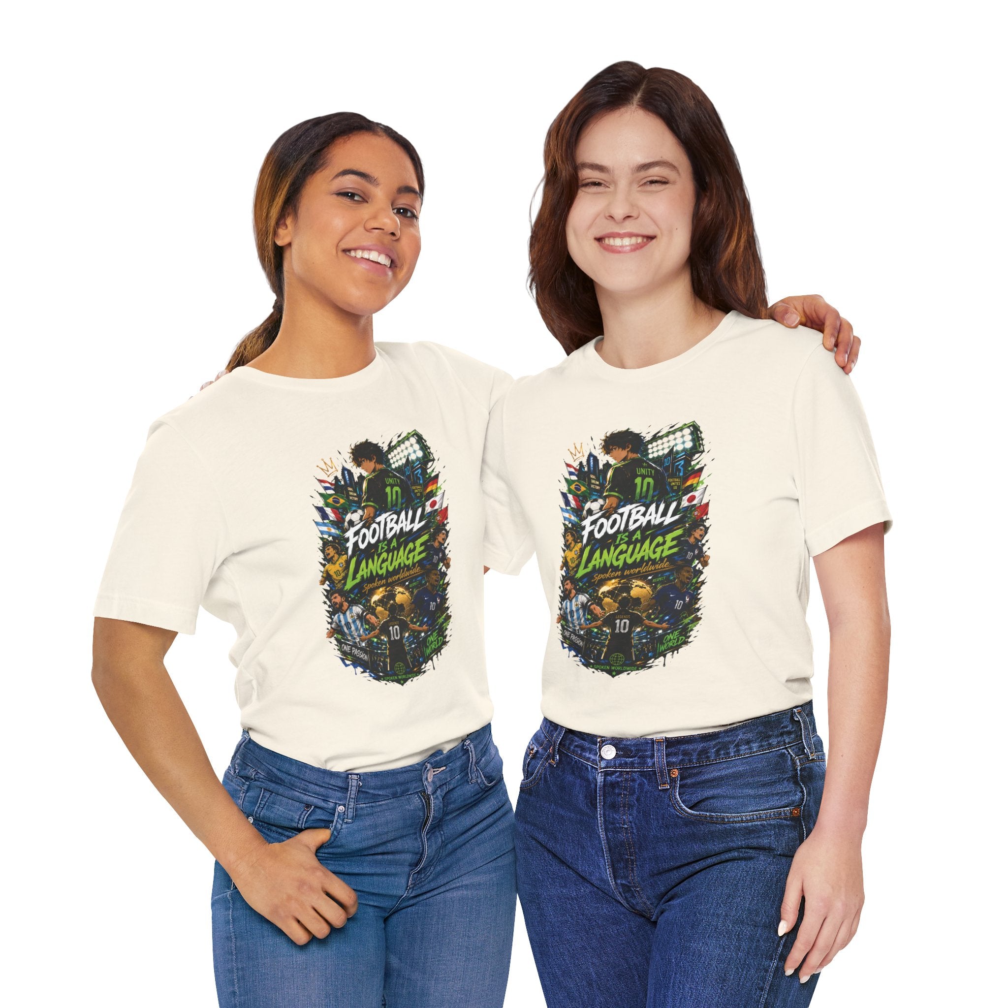 Football Language Graphic Tee — Soccer Fan Jersey Shirt