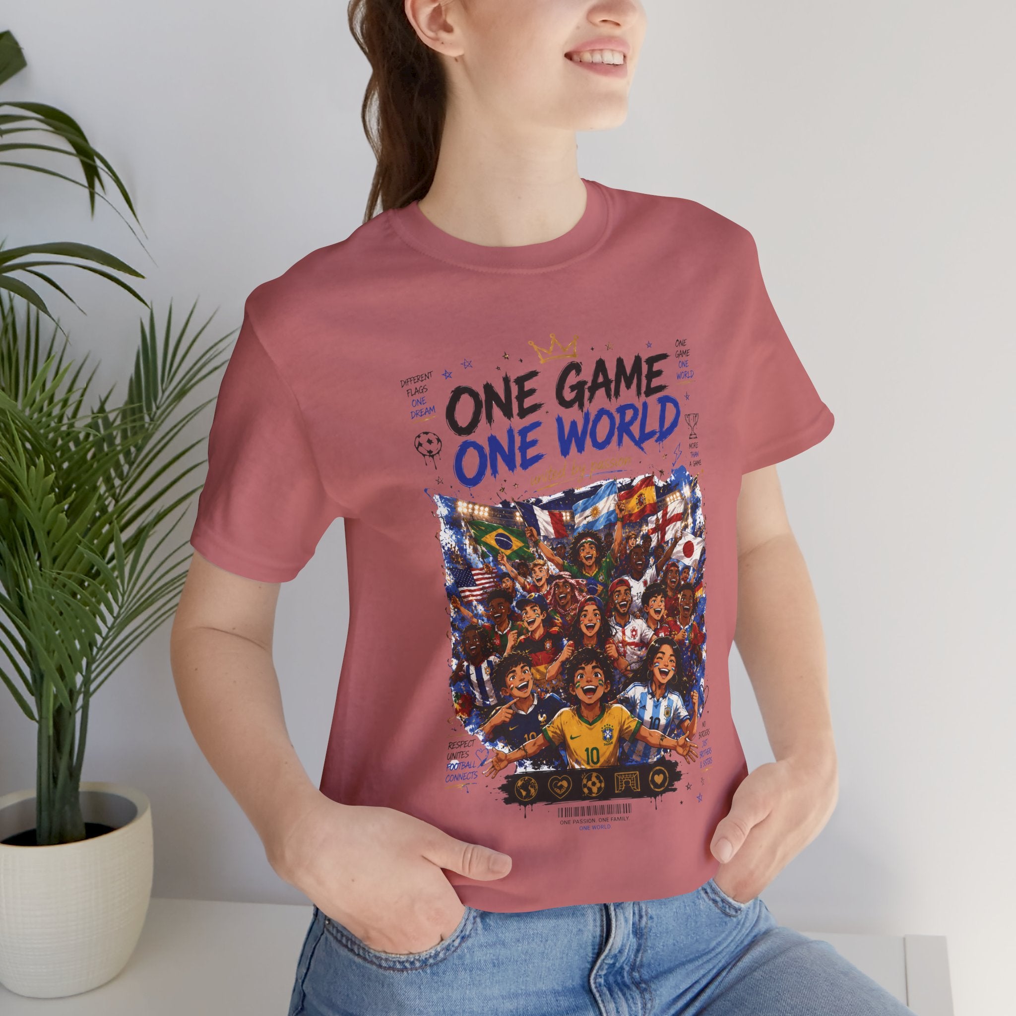 One Game One World Soccer T-Shirt