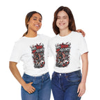 No Risk No Glory Soccer T-Shirt — Dynamic Football Player Graphic Tee
