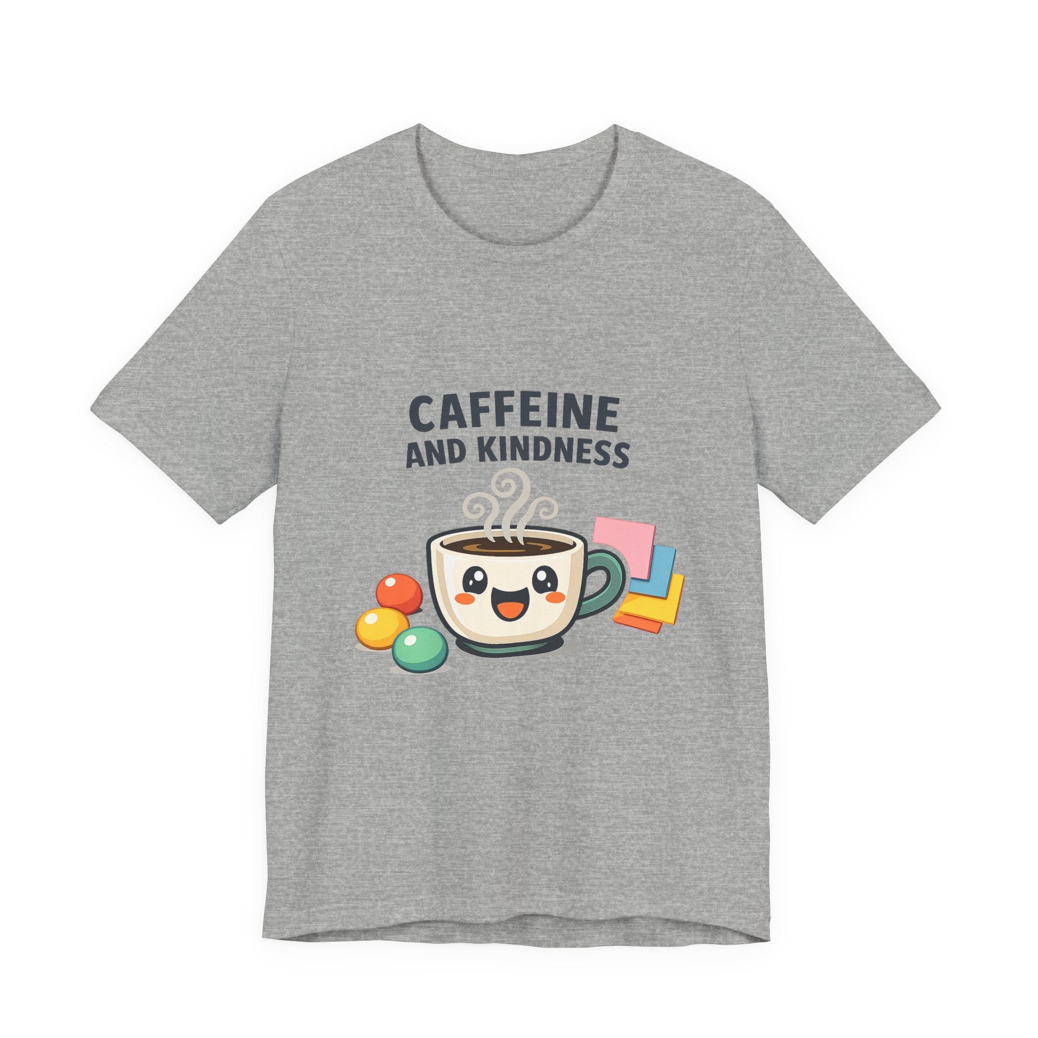 Caffeine and Kindness Tee | office humor, coffee fuel