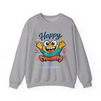 Happy Blob Cartoon Sweatshirt Cute Kawaii Crewneck