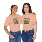 Happy Mood Blob Tee | kawaii minimal, thick outline emoji cartoon