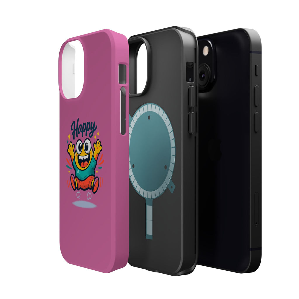 Happy Monster Magnetic Impact-Resistant Phone Case