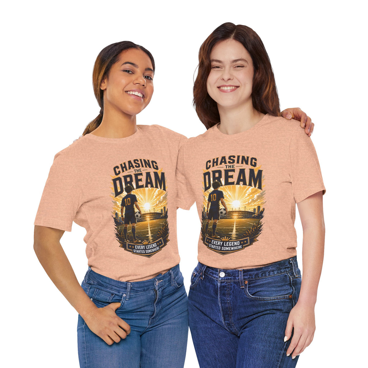 Chasing the Dream Soccer Graphic T Shirt
