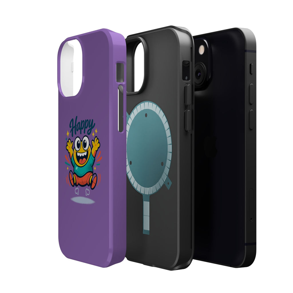 Happy Monster Magnetic Impact-Resistant Phone Case