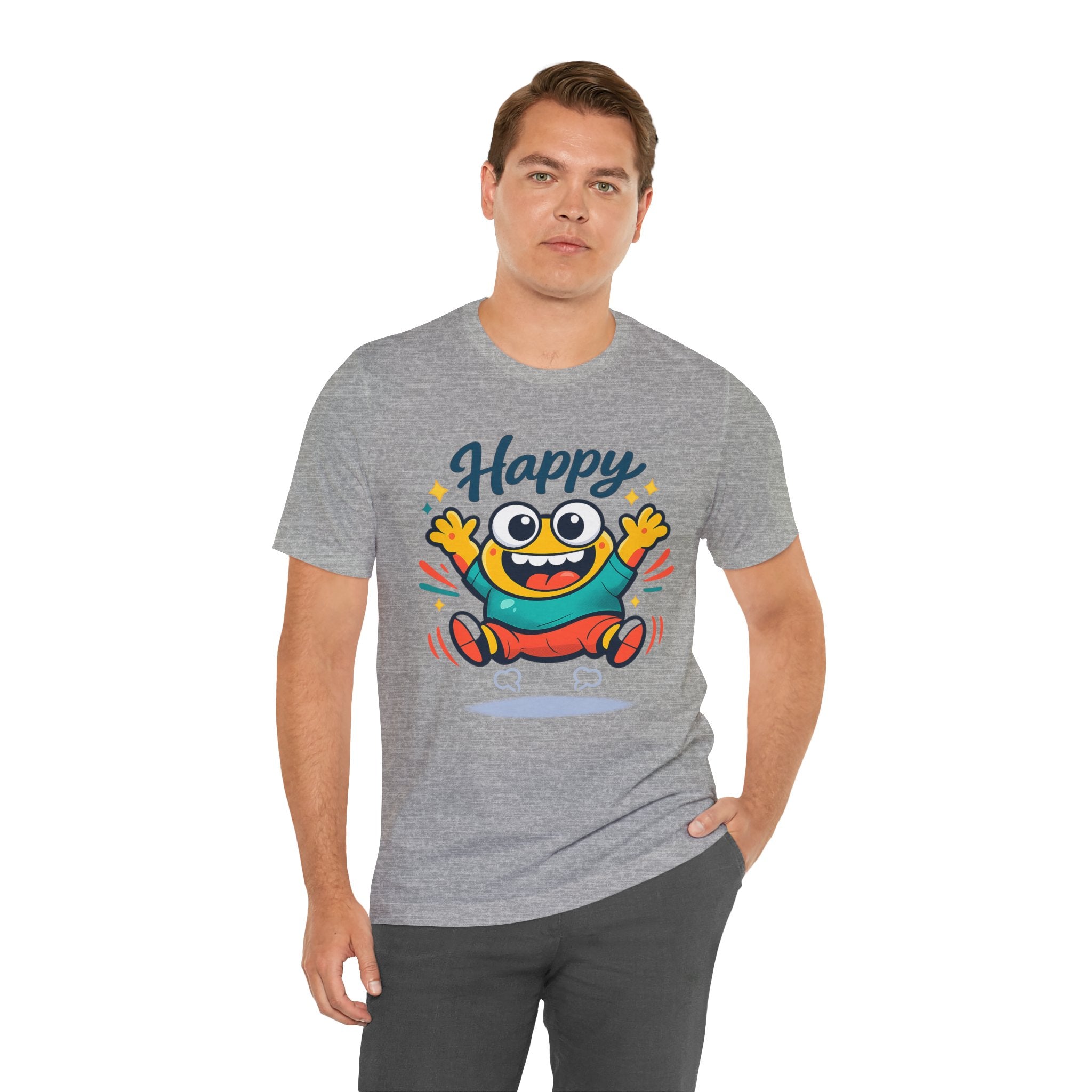 Happy Mood Blob T Shirt Cute Kawaii Graphic Tee